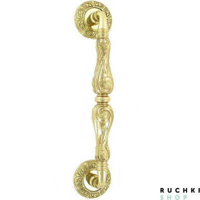 Ручка-скоба LUXOR (ЛЮКСОР) 300 мм, Полированная латунь, Zermat