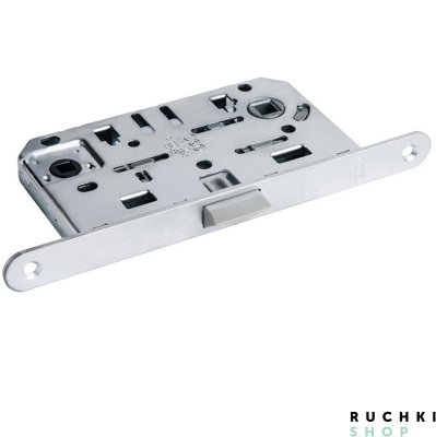 Замок под завертку WC 96 мм Mediana Evolution, Матовый хром, AGB