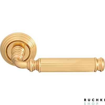 Ручка на розетке 50P RANIA (РАНЬЯ) 290P, Полированная латунь, Melodia 