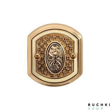 Сантехнический фиксатор BK 71 PB I, Полированная латунь+эмаль, Val de fiori 