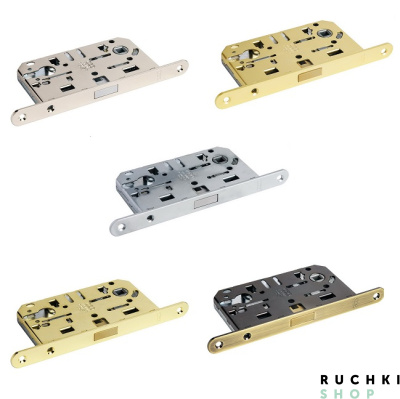 Замок магнитный под цилиндр 85 мм Mediana Polaris, Матовый хром, AGB 