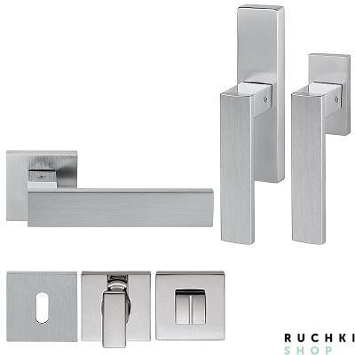 Оконная ручка ALBA LC 92 DK, Матовый хром, Colombo 