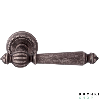 Ручка на розетке 50D MIRELLA (МИРЕЛЛА) 235D, Античное серебро, Melodia 