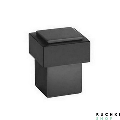 Ограничитель дверной 2617, Черный матовый, Tupai 