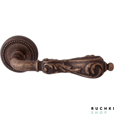 Ручка на розетке 50L LIBRA 229L, Античная бронза, Melodia 