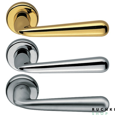 Ручка на розетке ROBODUE, Матовый хром, Colombo  