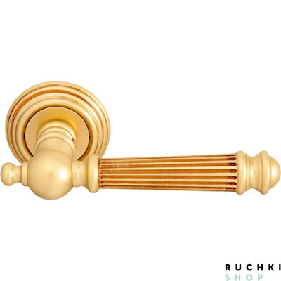 Ручка на розетке 50P VERONICA (ВЕРОНИКА) 102P, Французское золото, Melodia 