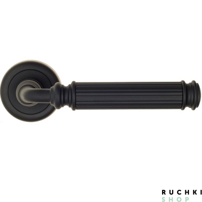 Ручка на розетке MOSCA D1, Черный матовый, Venezia