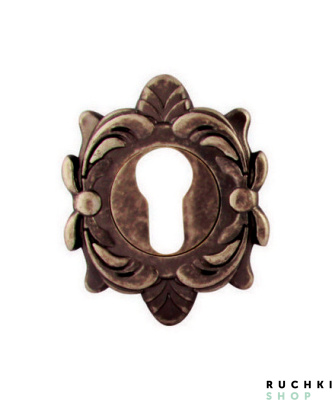 Накладка под цилиндр CUL 50Z, Античное серебро, Melodia