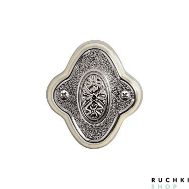 Сантехнический фиксатор BK 73 CP W, Полированный хром+эмаль, Val de fiori 