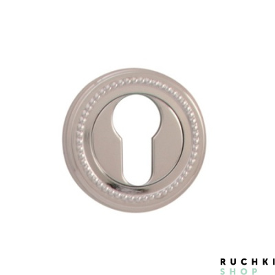 Накладка под цилиндр CUL 50L, Полированный хром, Melodia