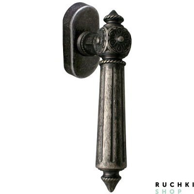 Оконная ручка NIKE 0246, Античное серебро, Melodia