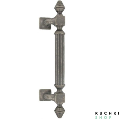 Ручка-скоба IMPERO T 106 Z (ИМПЕРО) 365 мм, Серебро античное, Zermat 