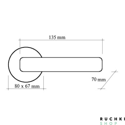 Ручка на розетке 50Z LIBRA 229Z, Античная бронза, Melodia 