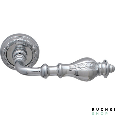 Ручка на розетке 50D HYDRA (ГИДРА) 227D, Полированный хром, Melodia 