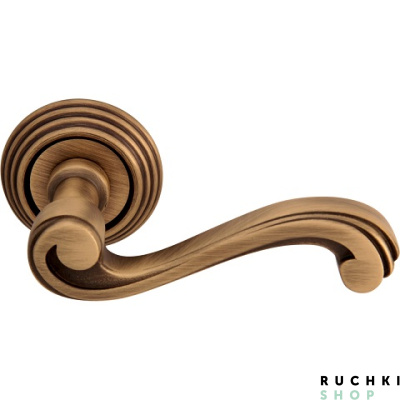 Ручка на розетке 50P CAGLIARI (КАЛЬЯРИ) 225P, Матовая бронза, Melodia 