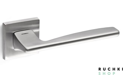 Ручка на квадратной розетке LINK, Матовый хром, Mandelli