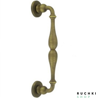 Ручка-скоба LIRICA CORTO (ЛИРИКА КОРТО) 240 мм, Бронза вестрн, Martinelli