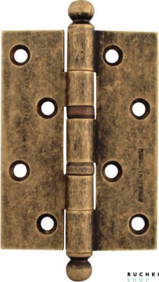 Петля универсальная 522А 102*75*2,8 mm, Античная бронза, Melodia