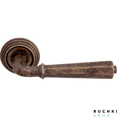 Ручка на розетке 50P DENVER 424P, Античная бронза, Melodia 