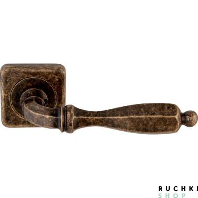 Ручка на розетке 50Z1 CAMILLA 298Z1, Античная бронза, Melodia 