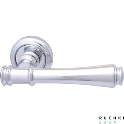 Ручка на розетке 50V TAKO 245V, Полированный хром, Melodia 