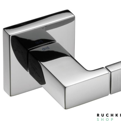 Ручка на розетке Порто, Матовый хром / хром, DND 