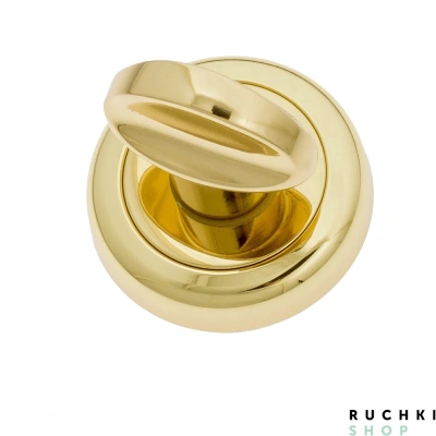 Фиксатор поворотный на круглом основании Fratelli Cattini WC-2 D1-OLV полированная латунь