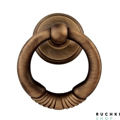 Ручка-гонг MARGARET 120*150 мм, Бронза матовая, Melodia 