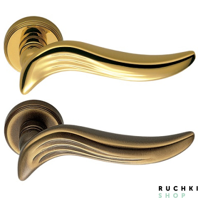 Ручка на розетке PIUMA, Полированная латунь, Colombo 