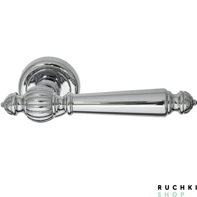 Ручка на розетке PELLESTRINA D1, Полированный хром, Venezia