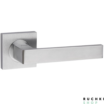 Ручка на розетке 55*55 мм Quadra B, Матовый хром, Buonelle