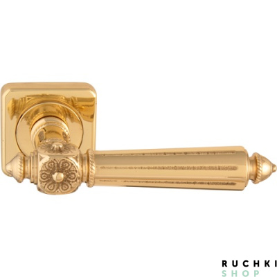 Ручка на розетке 50Z1 NIKE 246Z1, Полированная латунь, Melodia