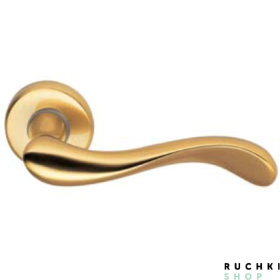 Ручка на розетке ANDE, Матовая латунь, Mandelli