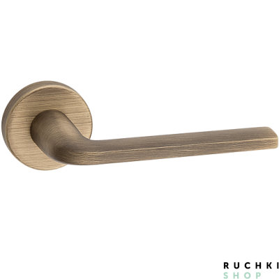 Дверная ручка на розетке Easy 1301/232 F43, Матовая бронза, Fimet