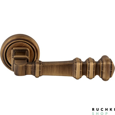 Ручка на розетке 50V ZARA 299V, Матовая бронза, Melodia 