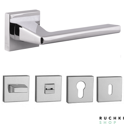 Ручка 4140 полированный хром с фиксатором