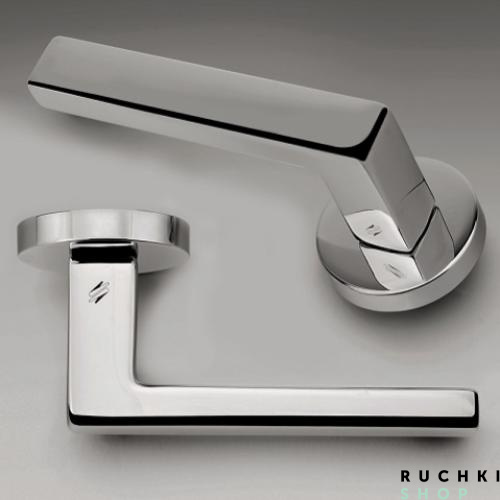 Фотография ручки для дверей Colombo ELLE (полированный хром)