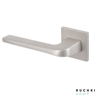 фото ручка для межкомнатных дверей от фабрики Тупай 4007 никель матовый