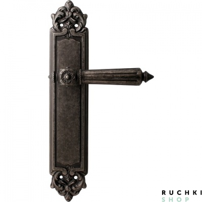 Дверная ручка на планке NIKE 246/PASS, Античное серебро, Melodia 
