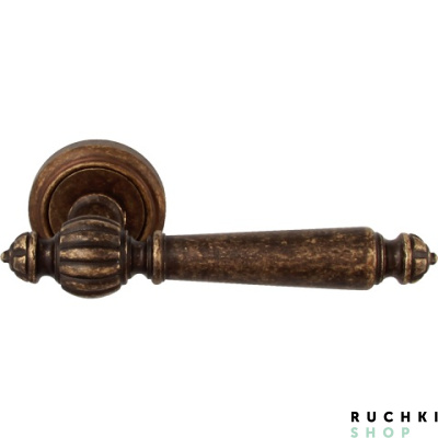 Ручка на розетке 50V MIRELLA (МИРЕЛЛА) 235V, Античная бронза, Melodia 