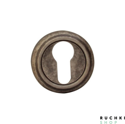 Накладка под цилиндр CUL 50V, Античное серебро, Melodia