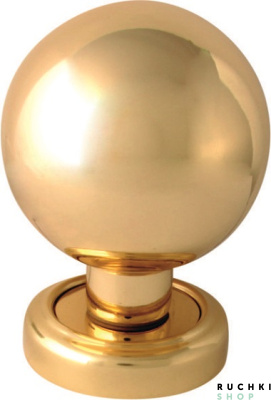 Ручка-кноб 261 SFERA 60 мм , Полированная латунь, Melodia 