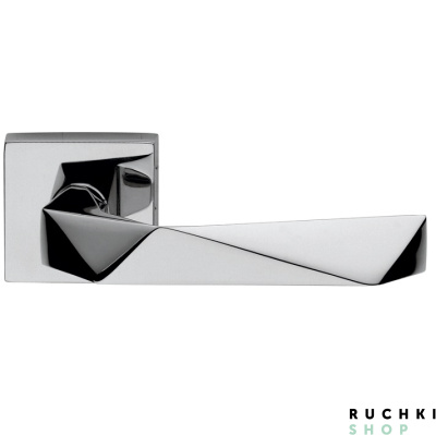 Ручка на розетке LUXURY 02 LU14 , Полированный хром, DND 