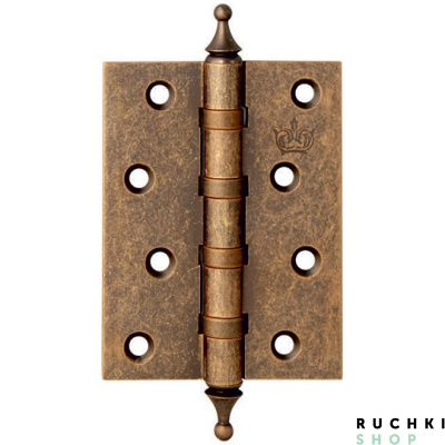 Петля универсальная 100*75*3 mm, Античная бронза, Corona