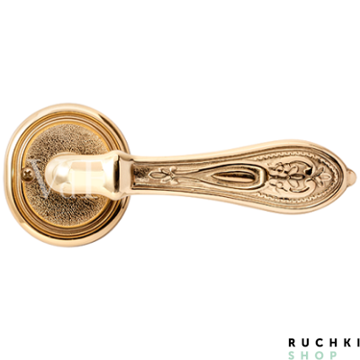 Ручка на розетке Белладжио, Полированная латунь,  Val de fiori