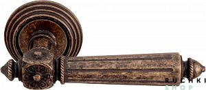 Ручка на розетке 50P NIKE 246P, Античная бронза, Melodia 