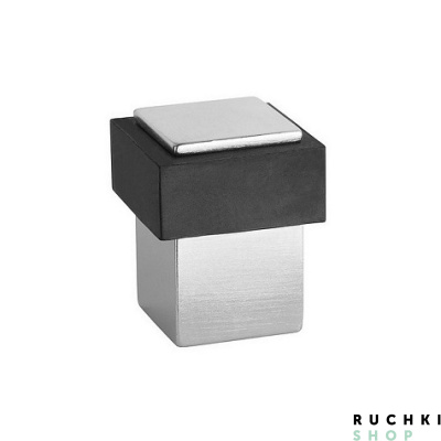 Ограничитель дверной 2617, Хром матовый, Tupai