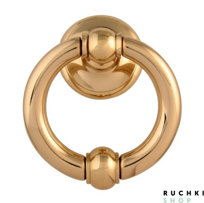 Ручка-гонг BOSTON 135*160 мм, Латунь полированная, Melodia 