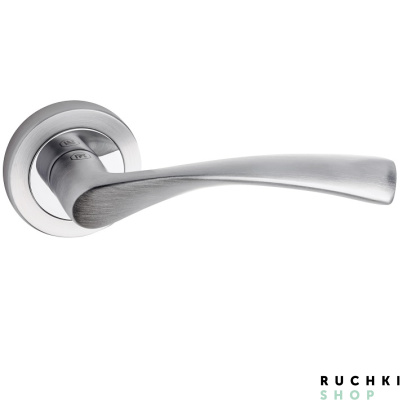 Ручка на розетке Ninfa, Матовый хром/хром, Pasini